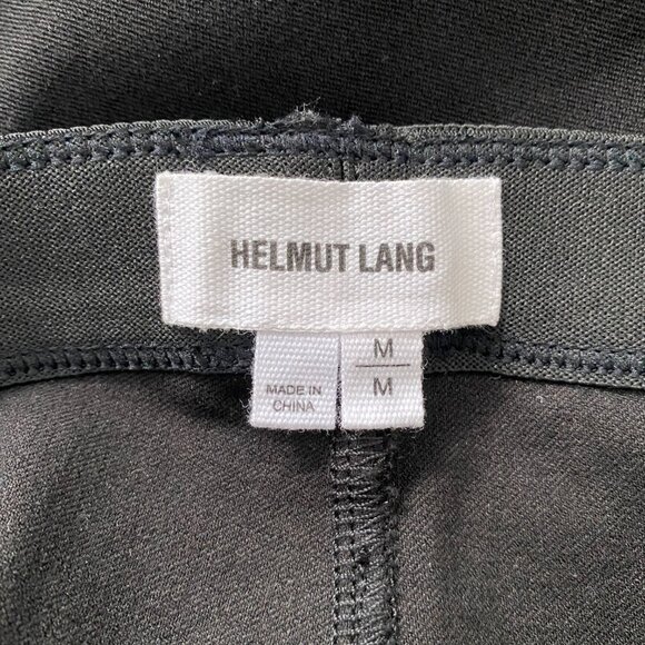 Helmut Lang Mesh Panelled Leggings in Black, size Medium - Picture 3 of 5